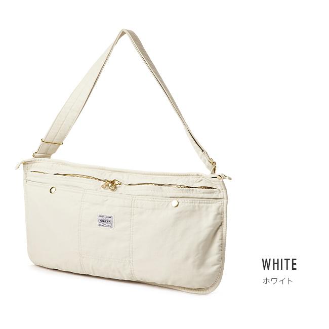 ポーター マイル ワークエプロン 754-15111 ショルダーバッグ サコッシュ メンズ スリム 斜めがけ 大きめ 大容量 薄型 軽量 撥水 吉田カバン PORTER MILE | PORTER | 05