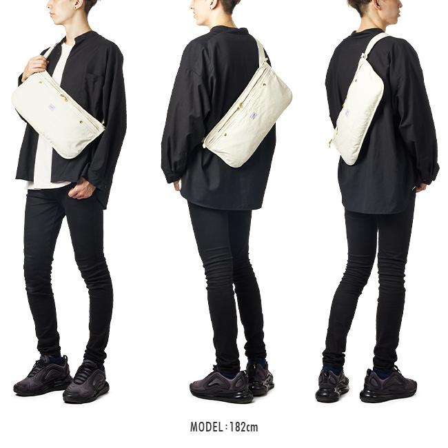 ポーター マイル ワークエプロン 754-15111 ショルダーバッグ サコッシュ メンズ スリム 斜めがけ 大きめ 大容量 薄型 軽量 撥水 吉田カバン PORTER MILE | PORTER | 07