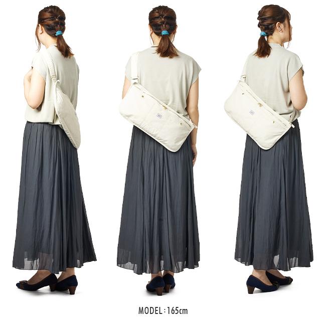 ポーター マイル ワークエプロン 754-15111 ショルダーバッグ サコッシュ メンズ スリム 斜めがけ 大きめ 大容量 薄型 軽量 撥水 吉田カバン PORTER MILE | PORTER | 08