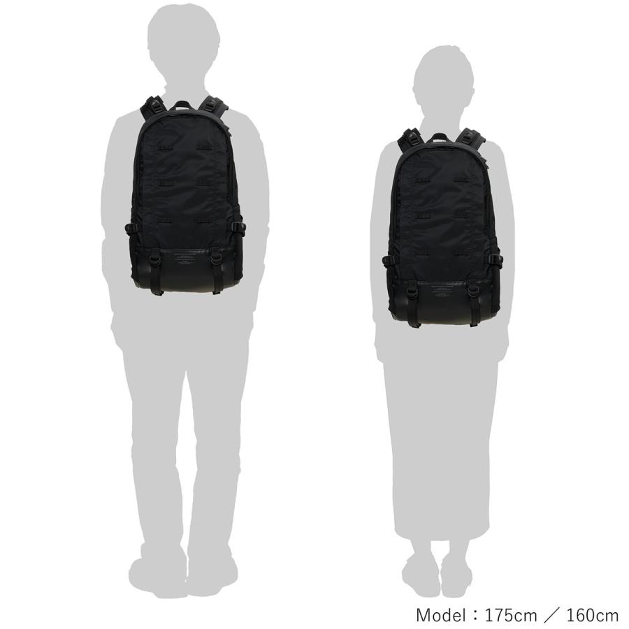 ポーター モノクローム デイパック 755-05972 PORTER MONOCHROME 吉田カバン リュック メンズ レディース ブランド 日本製 防水 強撥水 通勤 通学 旅行 黒 21L | PORTER | 04