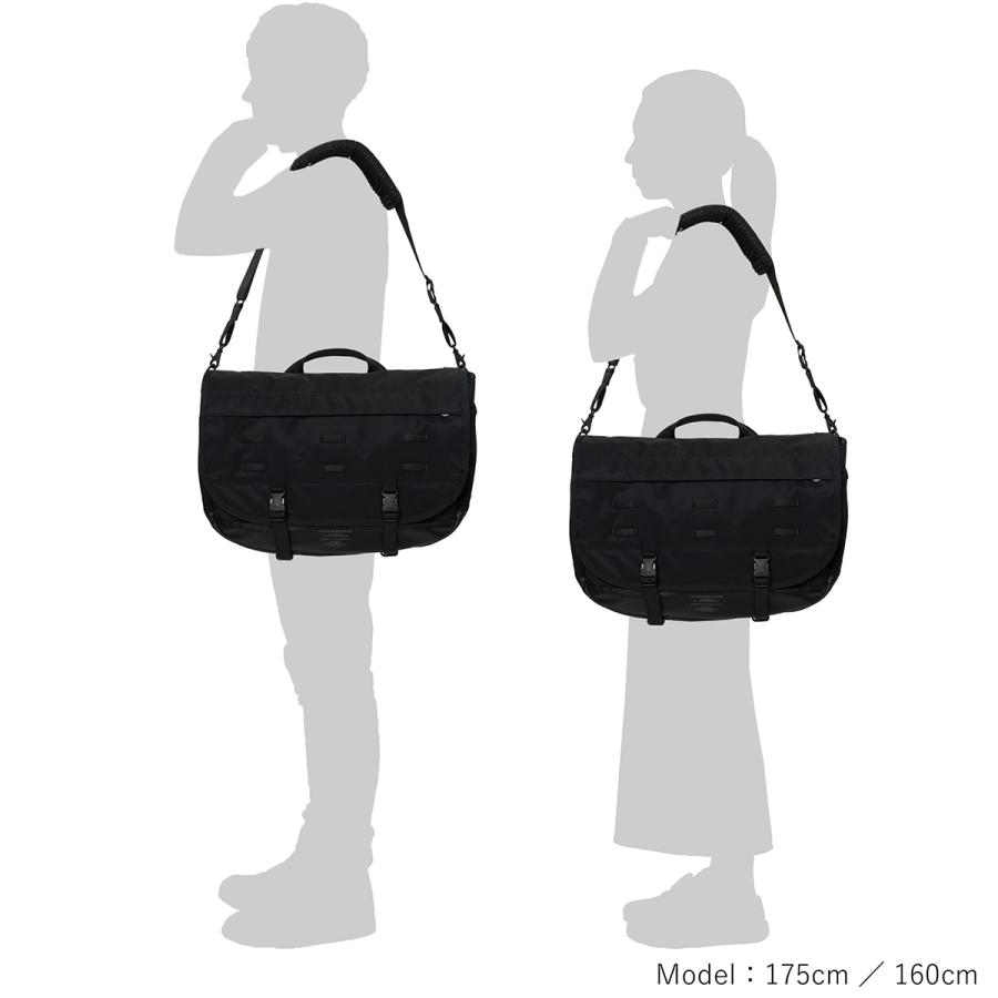 ポーター モノクローム メッセンジャーバッグ 755-19846 PORTER MONOCHROME 吉田カバン ショルダーバッグ メンズ レディース ブランド 日本製 防水 強撥水 16L | PORTER | 04