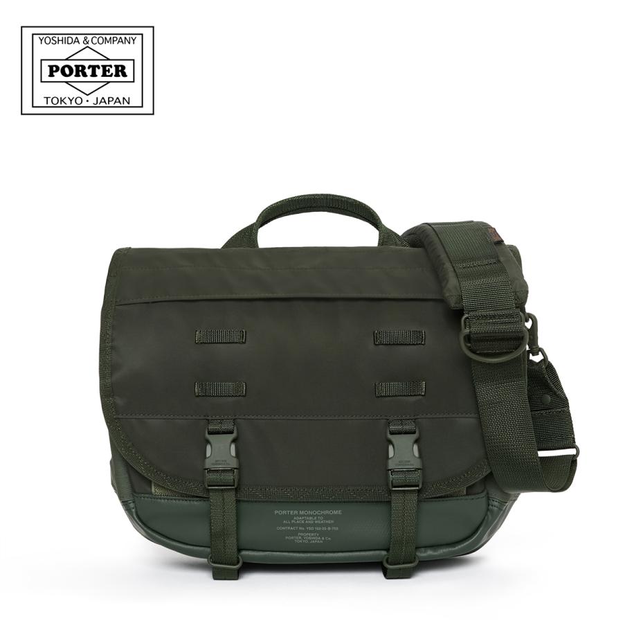 希少品　ポーター　PORTER メッセンジャー　ショルダー PORTER ポーター モノクローム メッセンジャーバッグ(S) 755-19847