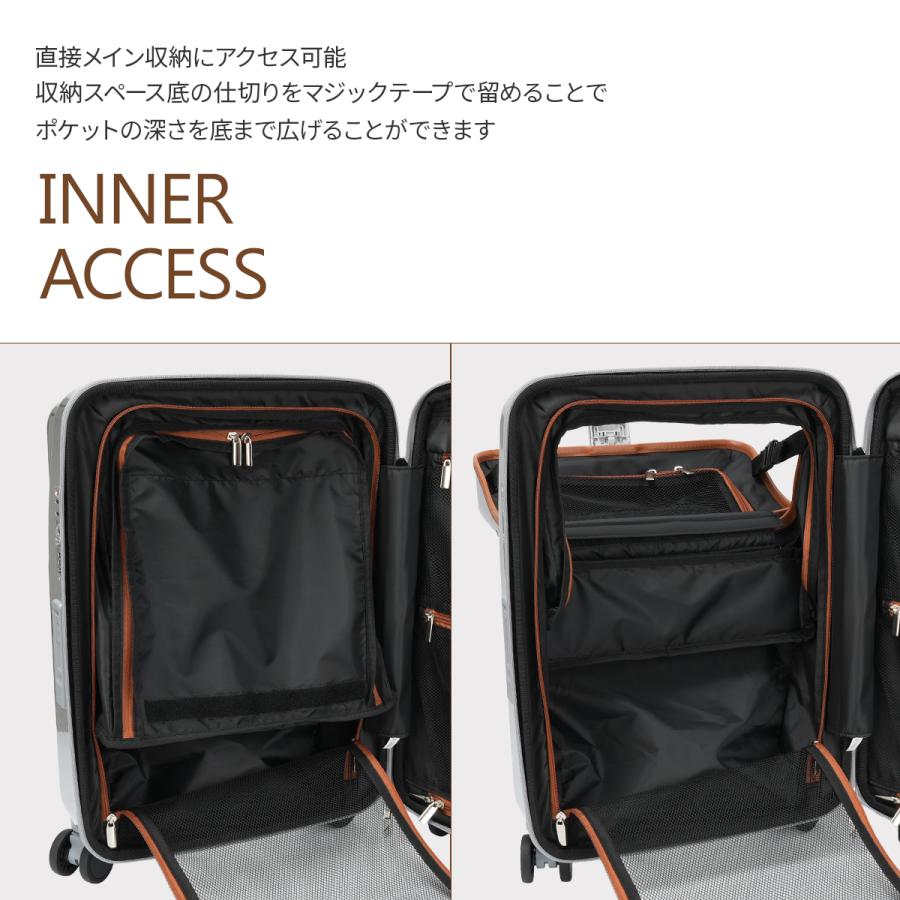最大51% 8/21限定 トラベリスト スーツケース Sサイズ SS 機内持ち込み 35L 43L 軽量 拡張 小型 トップオープン 静音キャスター ストッパー TRAVELIST 76-2525 | TRAVELIST | 12