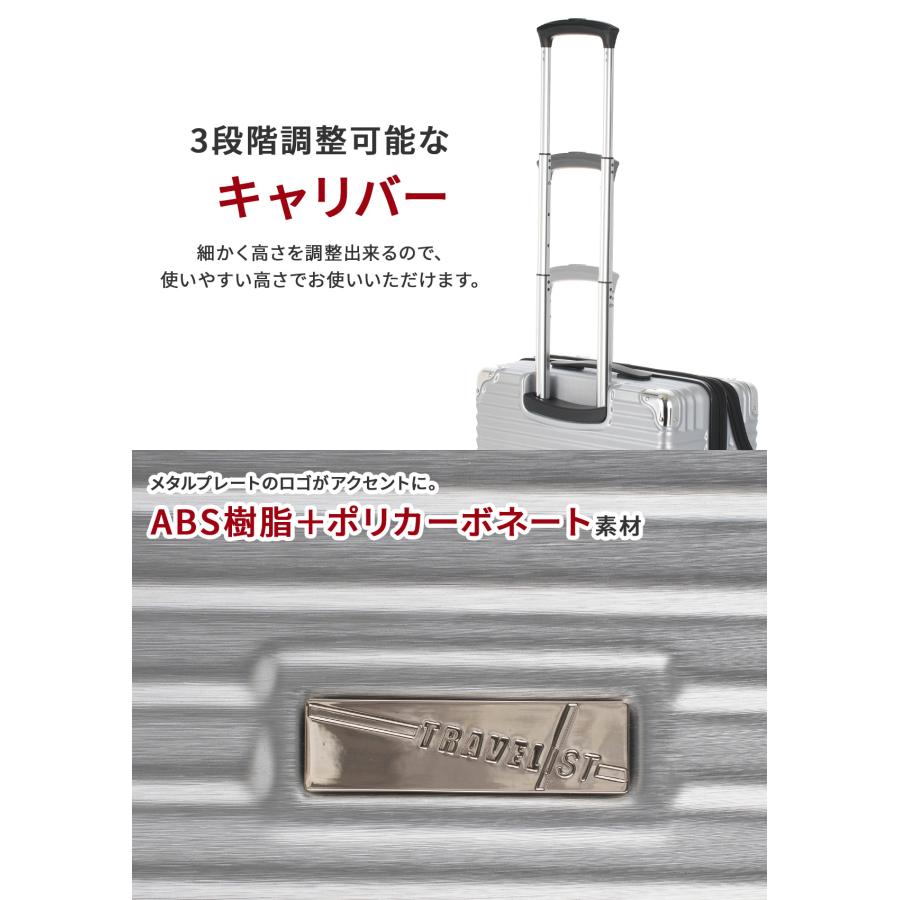 TRAVELIST 最大42% 8/31限定 トラベリスト スーツケース ビジネス