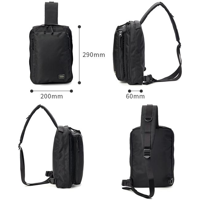 ポーター ユニット スリングショルダーバッグ(S) 784-05468 ボディバッグ ワンショルダーバッグ メンズ 斜めがけ 軽量 撥水 吉田カバン PORTER | UNIT（PORTER） | 05
