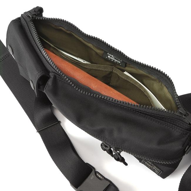 ポーター ユニット ウエストバッグ 784-05469 ボディバッグ メンズ レディース ブランド スリム 斜めがけ 軽量 薄型 横型 横開き 吉田カバン PORTER | UNIT（PORTER） | 15