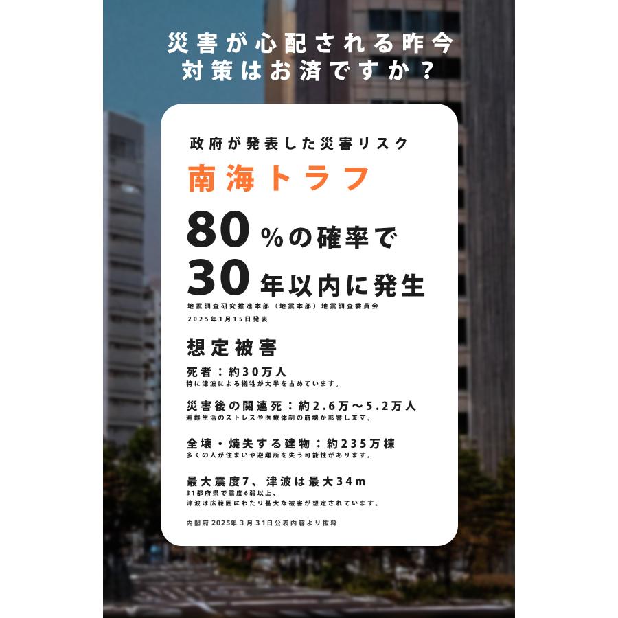 最大51% 2/8限定 防災セット 2人用 28点 防災グッズ 防災バッグ 非常食 保存食 保存水 震災 地震 台風 停電 リュック ドライバッグ 20L 岸田産業 8-1460ei | ブランド登録なし | 02