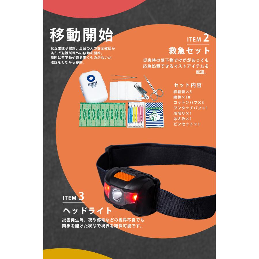 最大51% 2/8限定 防災セット 2人用 28点 防災グッズ 防災バッグ 非常食 保存食 保存水 震災 地震 台風 停電 リュック ドライバッグ 20L 岸田産業 8-1460ei | ブランド登録なし | 05