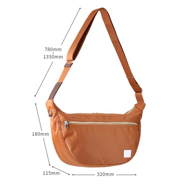 ポーター リフト ショルダーバッグ 822-07411 メンズ レディース ブランド ミニ コンパクト 小さめ 斜めがけ 軽量 舟形 吉田カバン PORTER | LIFT（PORTER） | 09