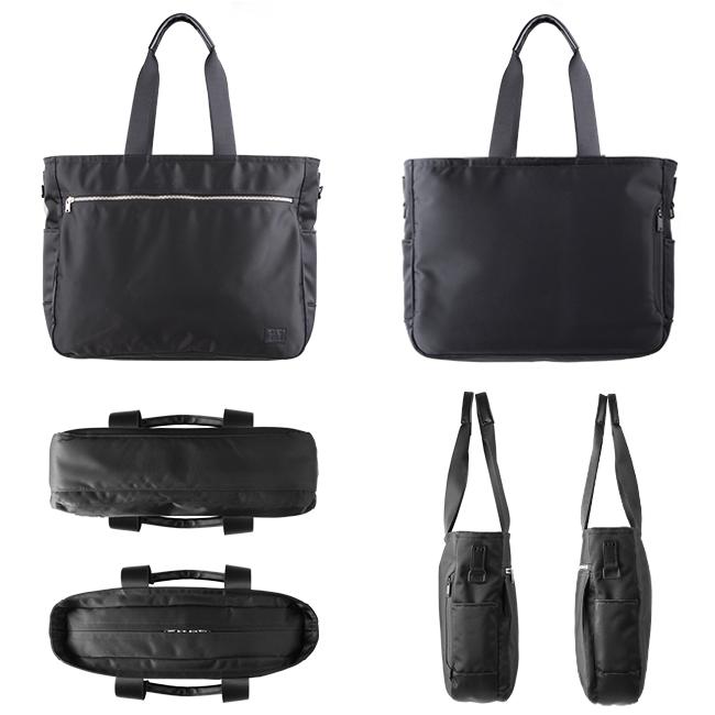 【美品】ポーター　トートバッグ　リフト　ナイロン　レザー　ブラック ポーター リフト トートバッグ(L) 822-07564 吉田カバン トートバッグ
