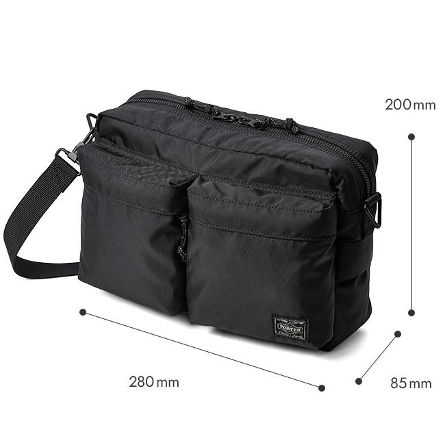 ポーター フォース ショルダーバッグ(S) 855-05457 メンズ レディース ブランド ミリタリー 斜めがけ 軽量 吉田カバン PORTER ポーター フォース ショルダーバッグ メンズ レディース ブランド ミリタリー 斜めがけ 軽量 吉田カバン