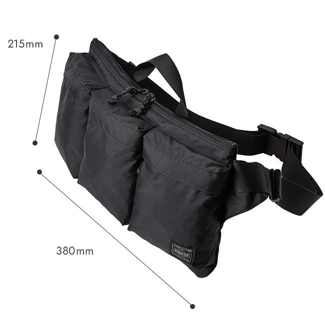 ポーター フォース ウエストバッグ 855-05460 ボディバッグ メンズ ブランド スリム 斜めがけ 大きめ 大容量 軽量 薄型 横型 横開き 吉田カバン PORTER 在庫限り | FORCE（PORTER） | 07