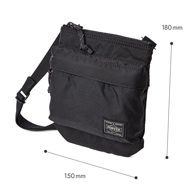 ポーター フォース ショルダーポーチ 855-05461 メンズ レディース ブランド ミニ スリム 小さめ 斜めがけ 軽量 薄型 縦型 吉田カバン PORTER | FORCE（PORTER） | 07