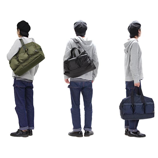 ポーター フォース 2WAYダッフルバッグ 855-05900 ボストンバッグ メンズ レディース ブランド 斜めがけ 肩掛け 軽量 26L 吉田カバン PORTER | FORCE（PORTER） | 04