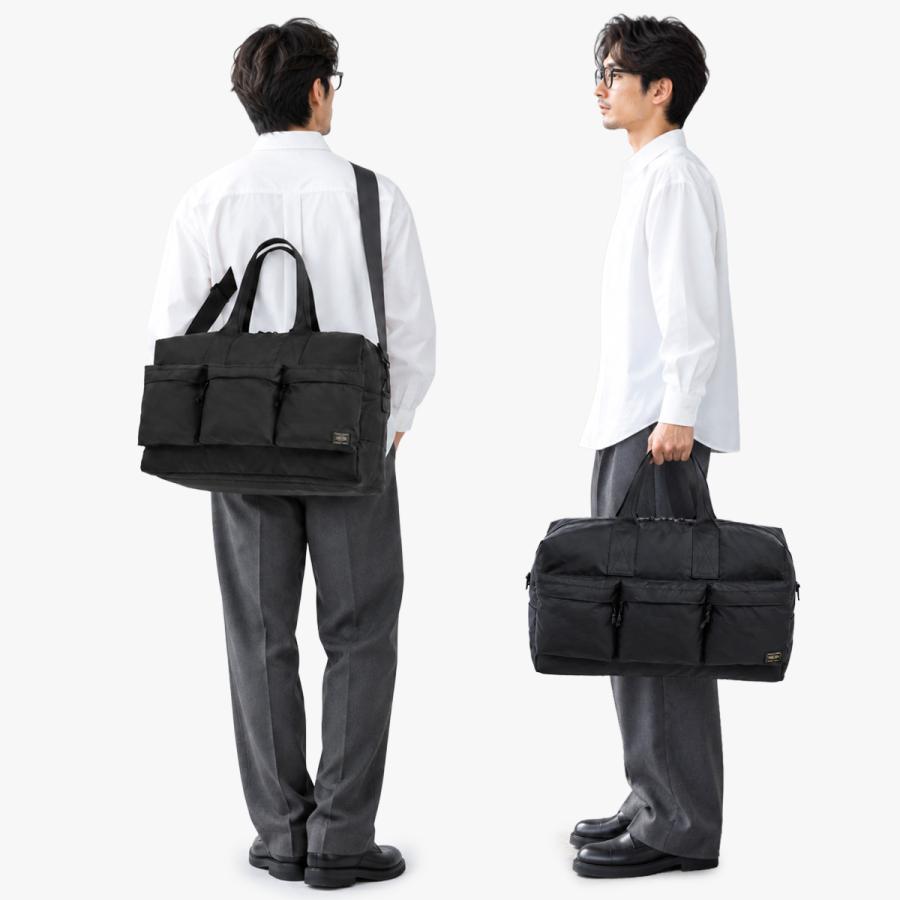 ポーター フォース 2way ダッフルバッグ ボストンバッグ ブラック メンズ FORCE（PORTER） ポーター フォース 2WAYダッフルバッグ 855-05900