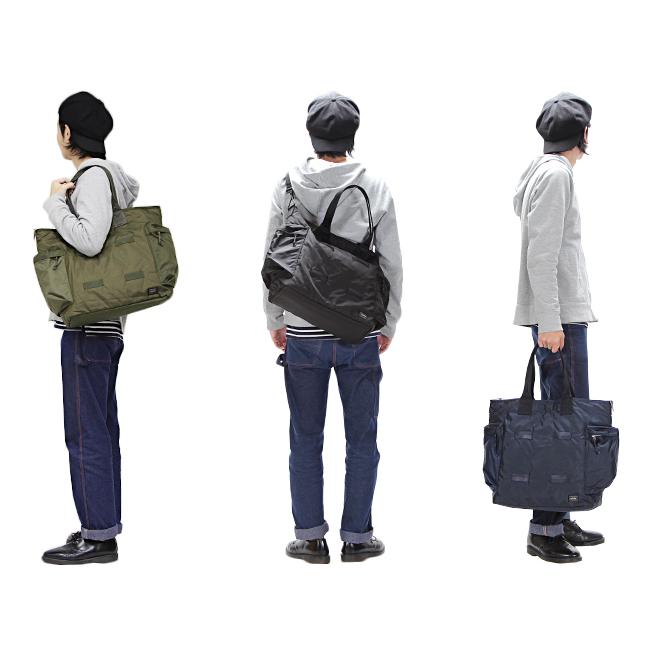 ポーター フォース 2WAYトートバッグ 855-07500 PORTER FORCE 吉田カバン バッグ トートバッグ メンズ レディース ブランド 大きめ 大容量 A4 B4 | FORCE（PORTER） | 04
