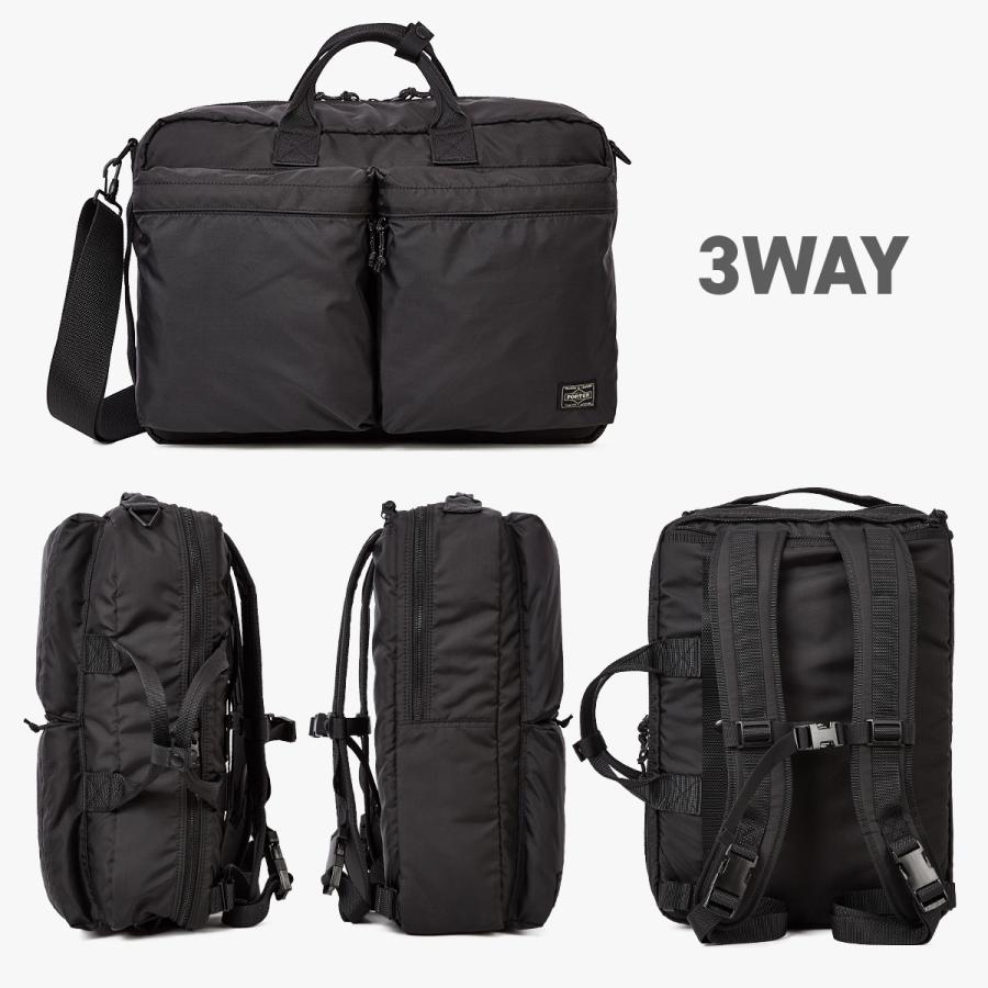 ポーター フォース 3WAYブリーフケース 855-07594 PORTER FORCE 吉田カバン バッグ ビジネスリュック ビジネスバッグ メンズ レディース ブランド 通勤 A4 B4 | PORTER | 06