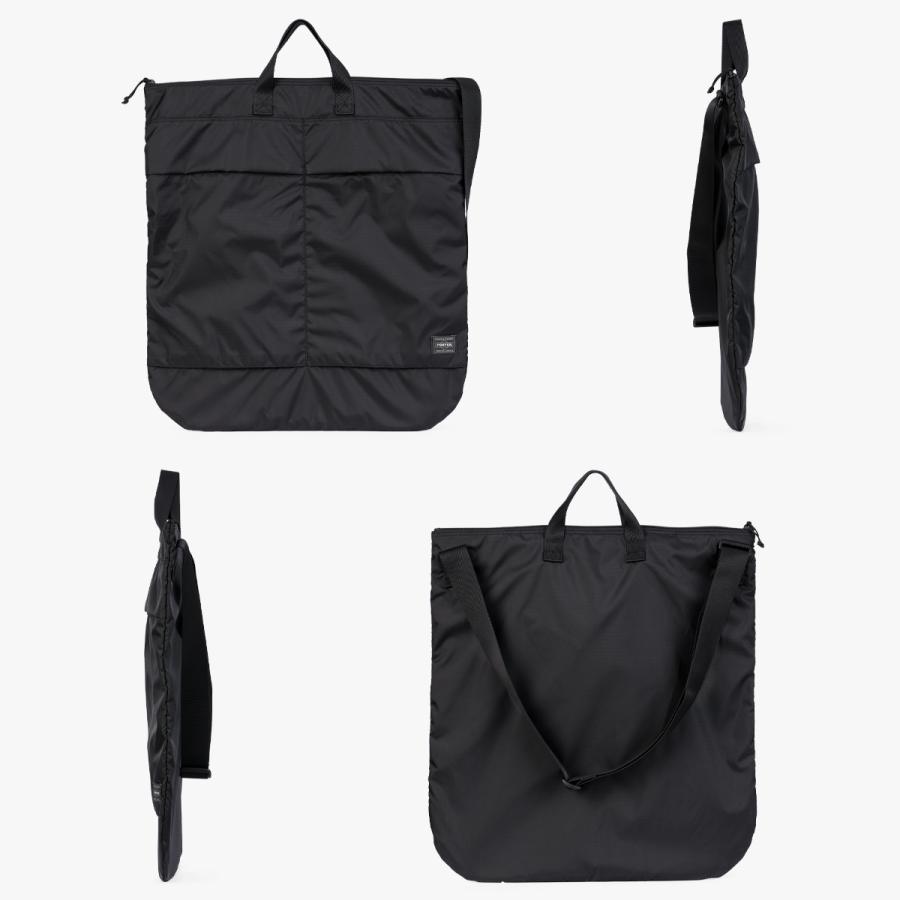 ポーター フレックス 2WAYヘルメットバッグ 856-07421 PORTER FLEX 吉田カバン バッグ メンズ レディース ブランド 斜めがけバッグ 日本製 A4 B4 | PORTER | 07