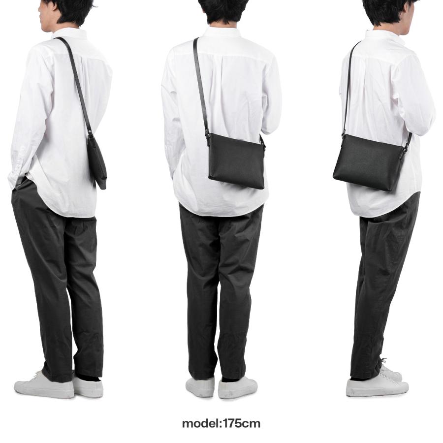 SLOW スロウ バッグ ショルダーバッグ サコッシュ メンズ レディース ブランド レザー 本革 軽量 日本製 斜めがけ 薄型 シュリンク 858S36P | SLOW(ファッション) | 09