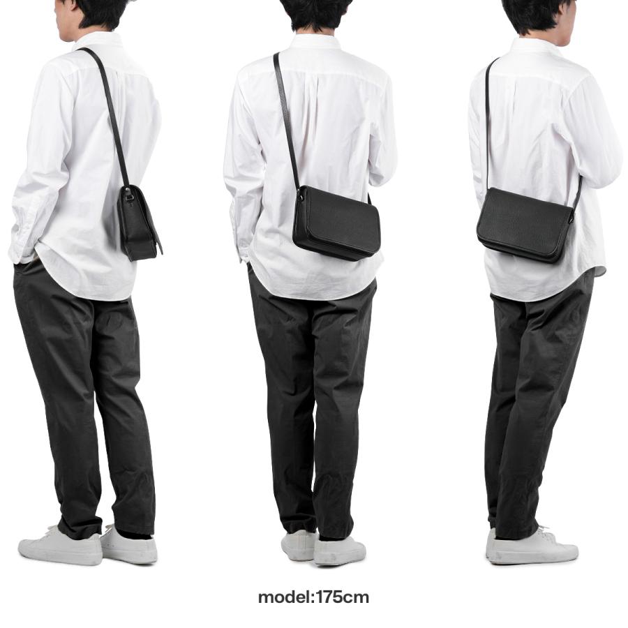 SLOW スロウ バッグ ショルダーバッグ メンズ レディース ブランド レザー 本革 軽量 日本製 斜めがけ 小さめ フラップ シュリンク 858S39P | SLOW(ファッション) | 08