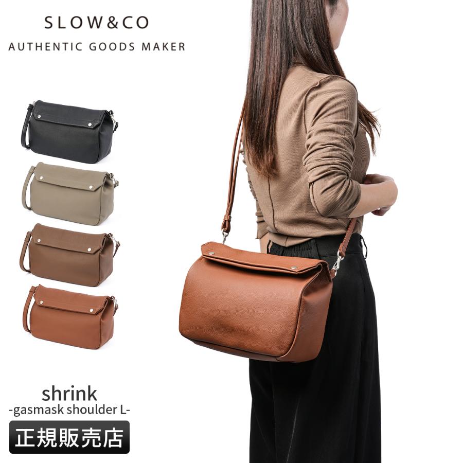 最大53% 3/1まで SLOW スロウ バッグ ショルダーバッグ メンズ レディース ブランド レザー 本革 日本製 横型 大きめ Lサイズ SLOW shrink 858S40P | SLOW(ファッション) | 19