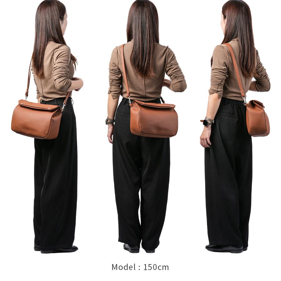 SLOW スロウ バッグ ショルダーバッグ メンズ レディース ブランド レザー 本革 日本製 横型 大きめ Lサイズ SLOW shrink 858S40P | SLOW(ファッション) | 08