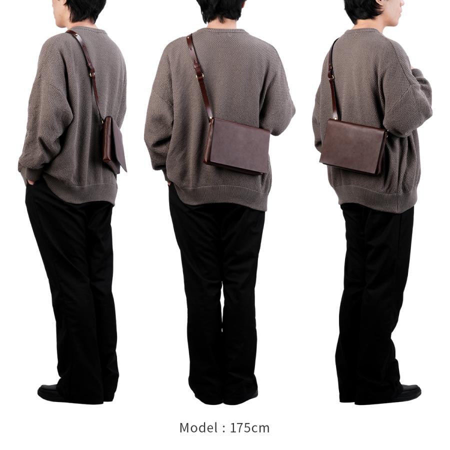 最大51% 3/30限定 SLOW スロウ バッグ ショルダーバッグ メンズ レディース ブランド レザー 本革 日本製 斜めがけ 小さめ A5 サコッシュ シービー CB 858S42P | SLOW(ファッション) | 06