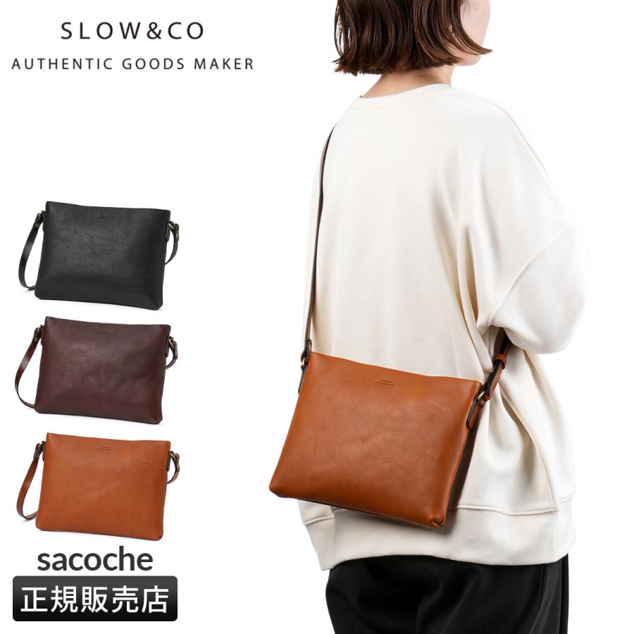 最大49% 4/1限定 SLOW スロウ バッグ ショルダーバッグ サコッシュ メンズ レディース ブランド レザー 本革 日本製 斜めがけ 小さめ シービー CB 858S43P | SLOW(ファッション) | 18