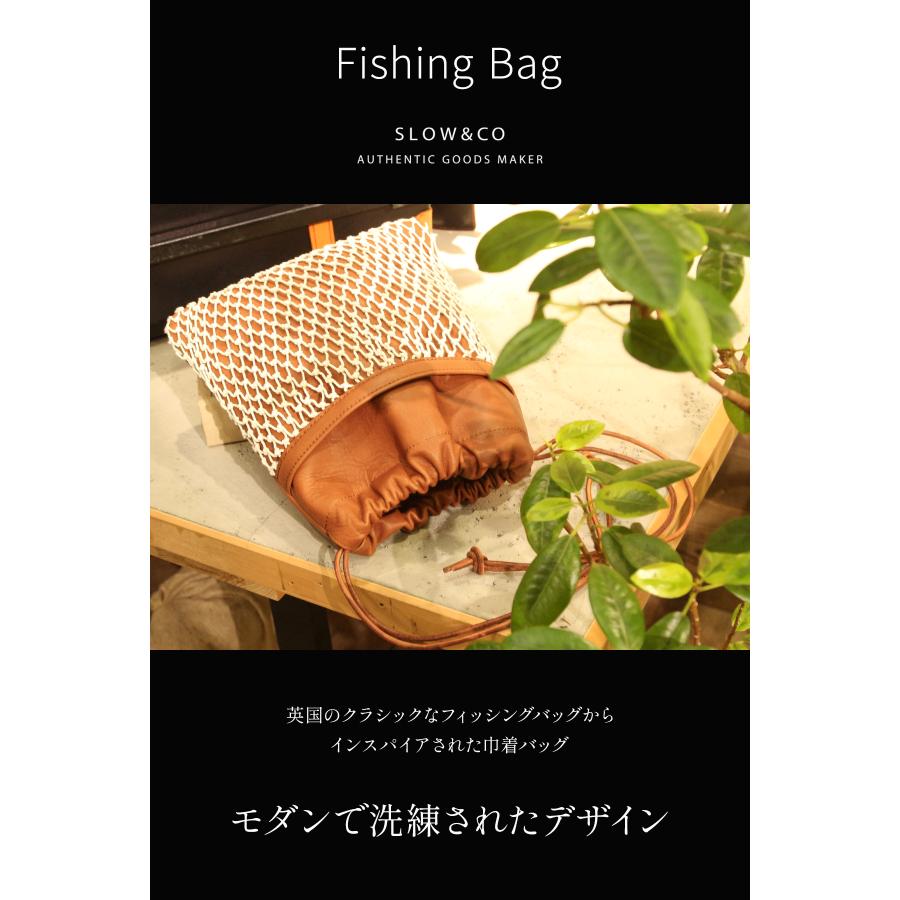 最大51% 1/11限定 SLOW スロウ シービー 巾着 ショルダーバッグ メンズ レディース 本革 巾着バッグ SLOW CB 858S54R | SLOW(ファッション) | 04