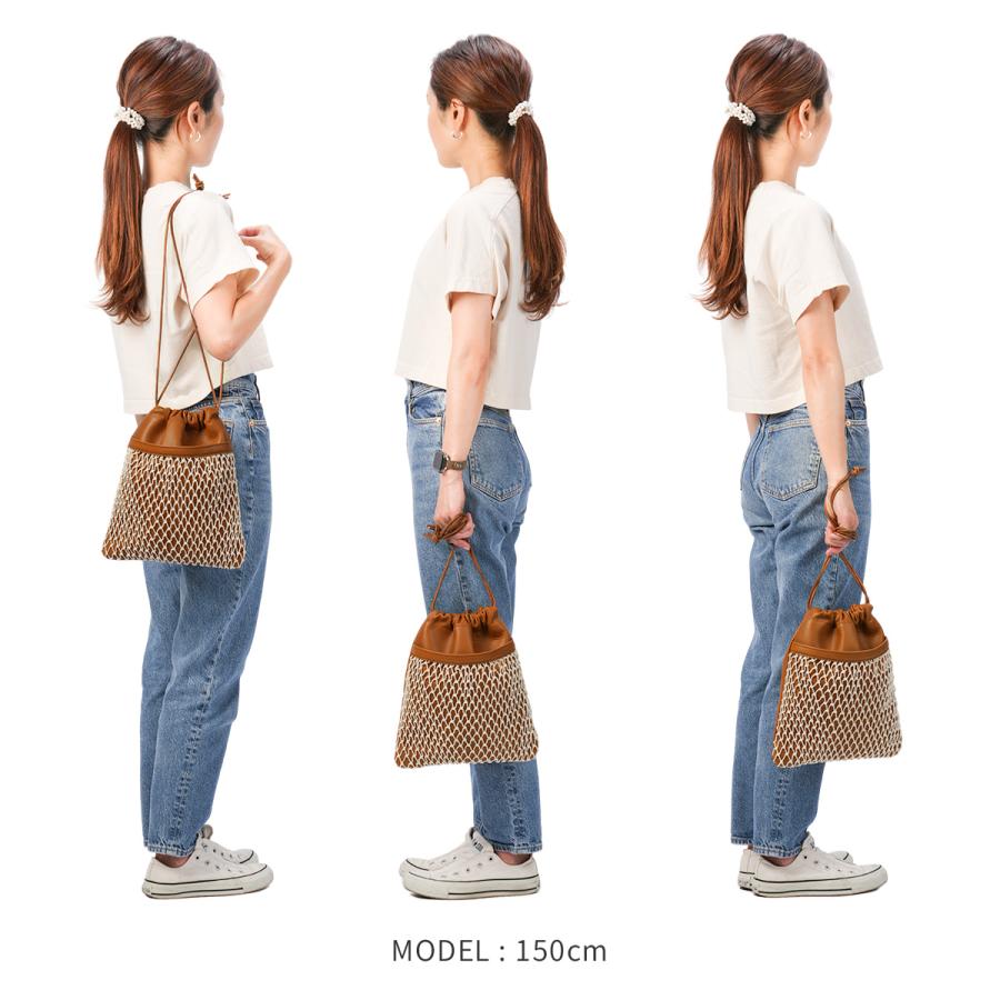 最大51% 1/11限定 SLOW スロウ シービー 巾着 ショルダーバッグ メンズ レディース 本革 巾着バッグ SLOW CB 858S54R | SLOW(ファッション) | 08