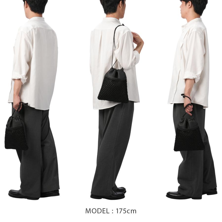 最大46% 1/8限定 SLOW スロウ ボンサック メンズ レディース ブランド レザー 本革 軽量 日本製 肩掛け フィッシングバッグ A5 シュリンク shrink 858S59R | SLOW | 07