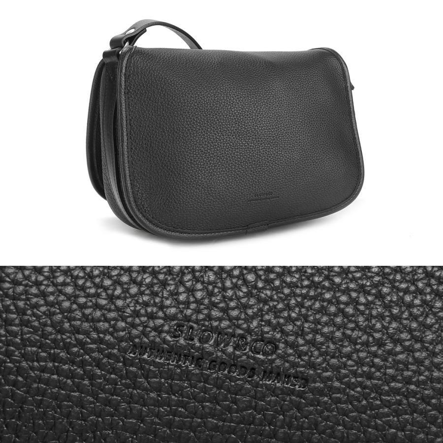 【極美品】SLOW スロウ　ショルダーバッグ　大容量　レーザー　黒 SLOW(ファッション) SLOW スロウ バッグ ショルダーバッグ