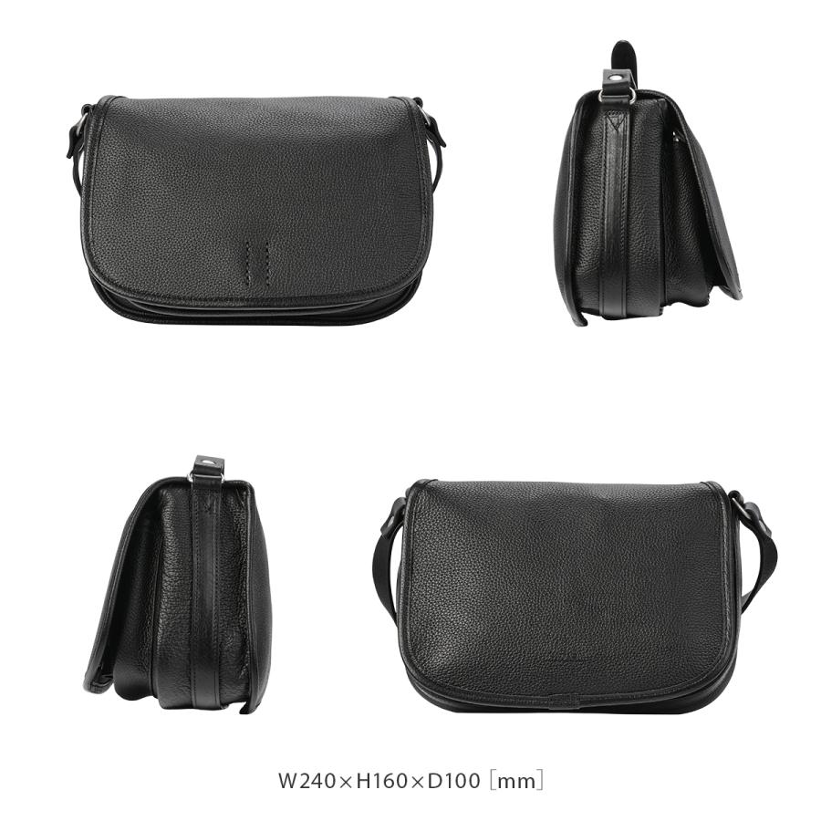 美品！SLOW　レザーショルダーバッグ　メッセンジャーバッグ　ブラック SLOW 最大54% 12/15まで スロウ ショルダーバッグ メンズ レディース