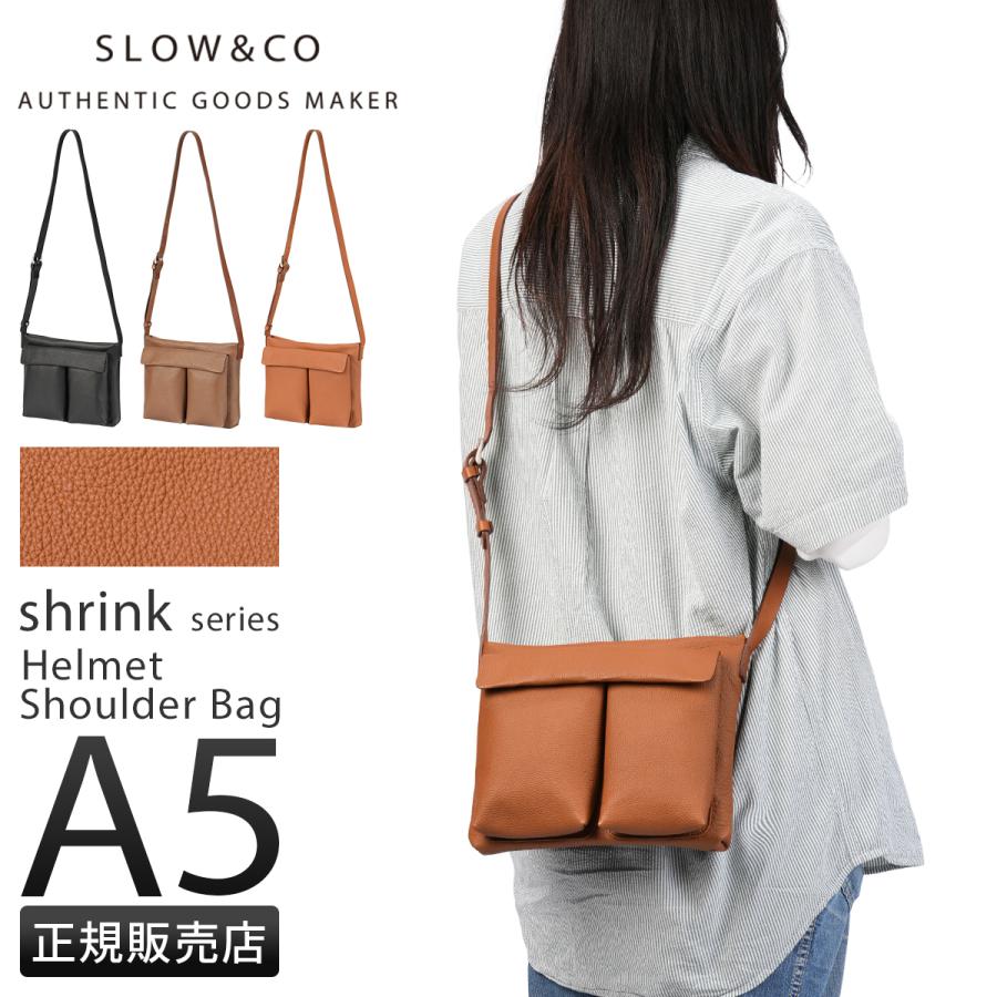 商品レビューで+5%｜スロウ シュリンク ショルダーバッグ?A5 本革 日本製 SLOW Shrink 858S75R SLOW（スロウ） 最大51% 1/13限定 シュリンク ショルダーバッグ?A5 本