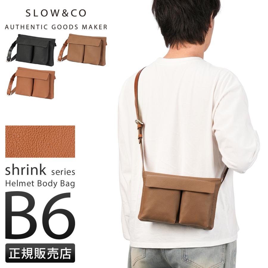 最大51% 1/27限定 スロウ シュリンク ショルダーバッグ?B6 本革 日本製 SLOW Shrink 858S76R | SLOW(ファッション) | 18