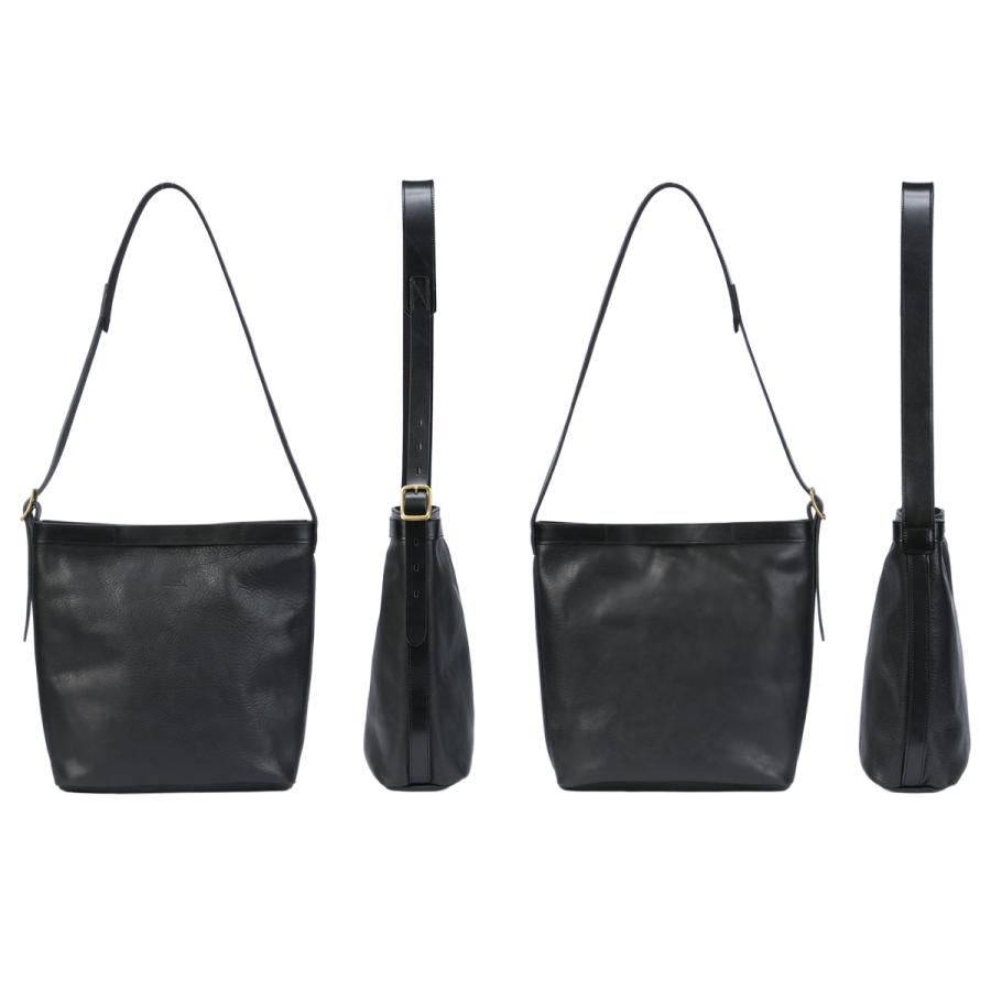 【極美品】SLOW スロウ bono ボーノ ショルダーバッグ フラップ 黒 鞄 SLOW（スロウ） バッグ ショルダーバッグ メンズ レディース ブランド