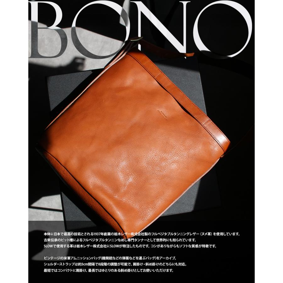最大49% 5/1限定 スロウ ボーノ ショルダーバッグ メンズ レディース ブランド 斜めがけバッグ レザー 本革 日本製 A4 2WAY SLOW BONO 858S91S | SLOW(ファッション) | 07