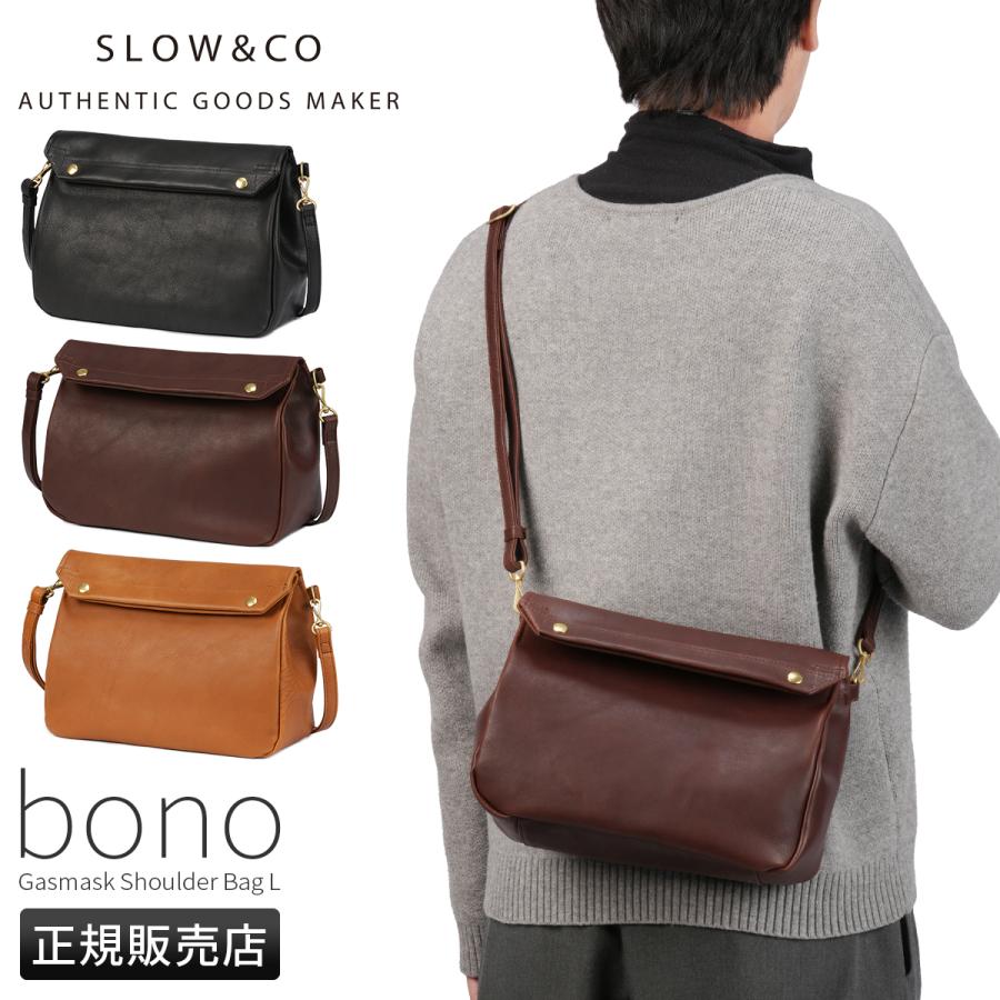 最大51% 5/9限定 SLOW スロウ バッグ ショルダーバッグ スナップ仕様 横型 本革 栃木レザー 日本製 メンズ レディース ボーノ bono 858S92S | SLOW(ファッション)