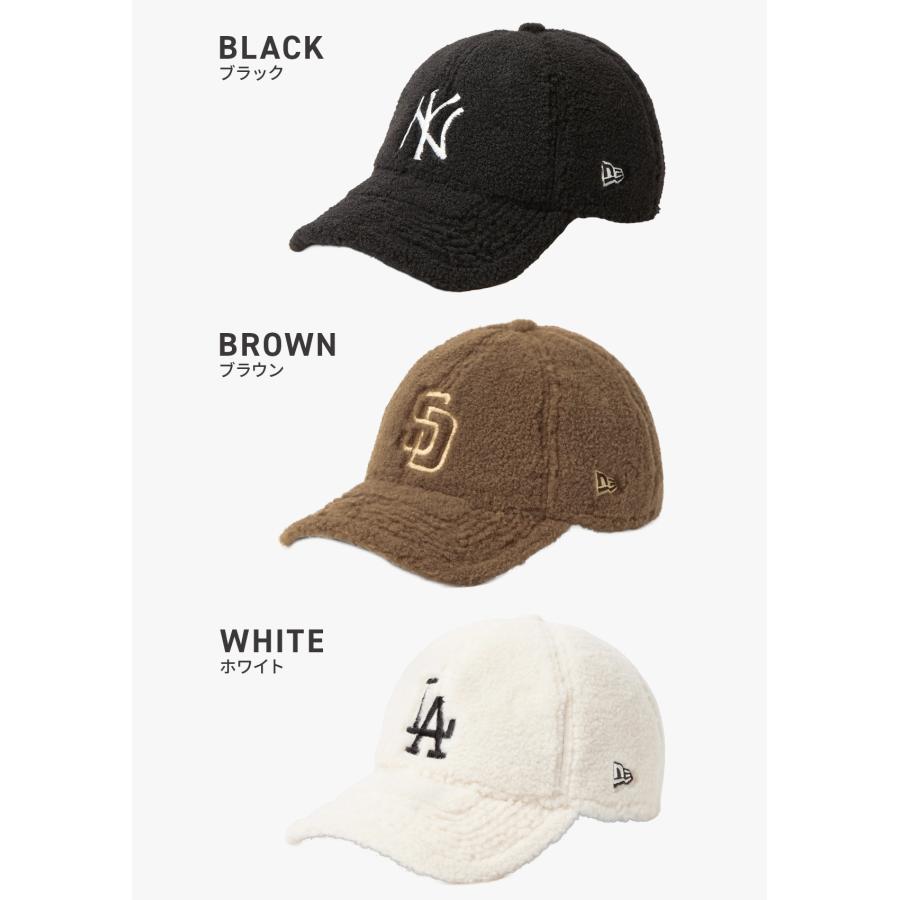 最大40% 10/15限定 ニューエラ キャップ 9TWENTY ボアフリースキャップ ブランド カーブドバイザー アジャスタブル MLB ベースボール NEW ERA Boa Fleece | NEW ERA | 04