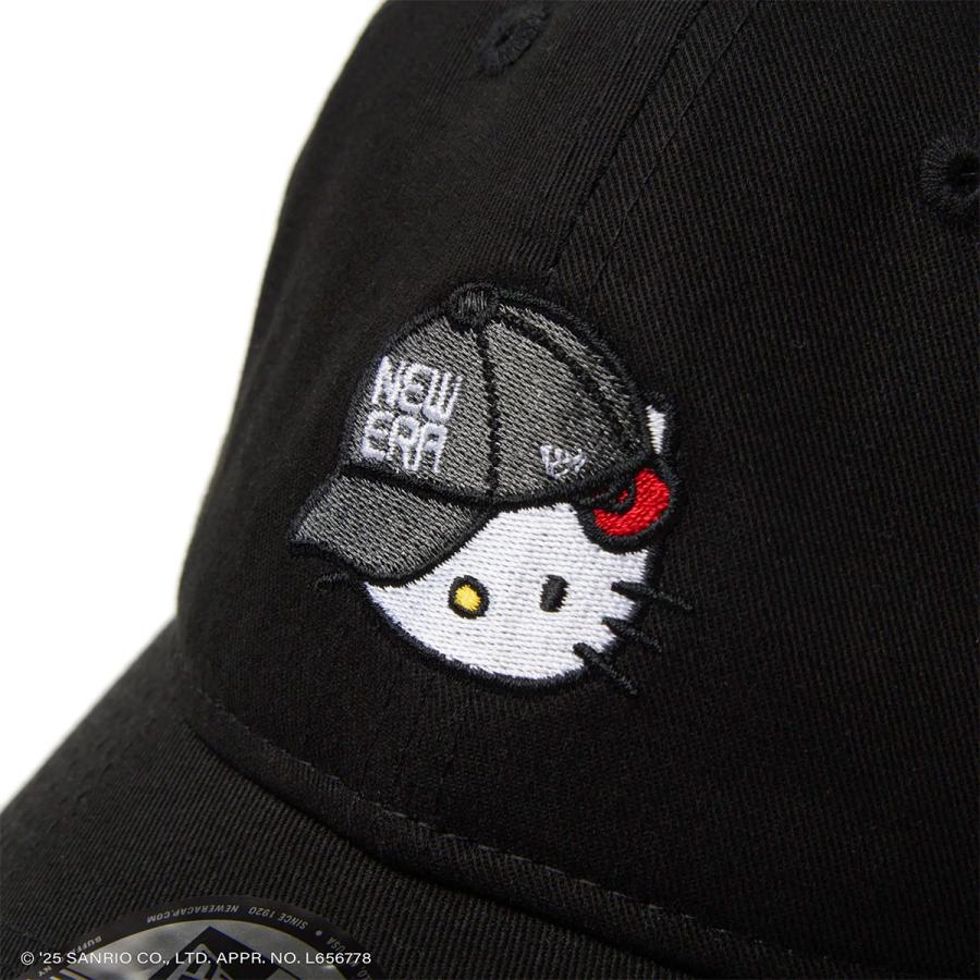 新品　NEW ERAキャップ ブラック 7 1/8 ニューエラ　ハロー　キティ NEW ERA ( ニューエラ ) 59FIFTY HELLO KITTY キャップ ブラック