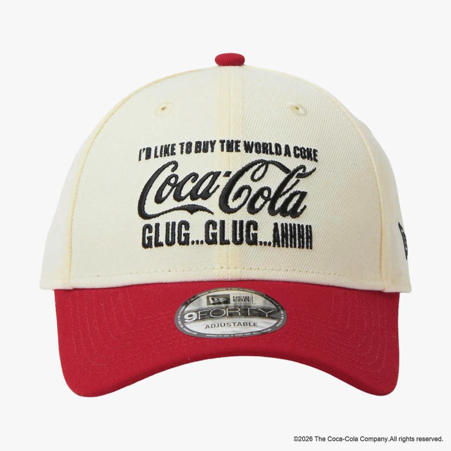 最大42% 8/11限定 ニューエラ キャップ 9FORTY コカ・コーラ ブランド アジャスタブル 帽子 NEW ERA Coca-Cola 15154815 15154814 | NEW ERA | 10