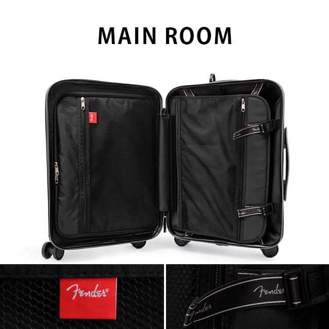 最大49% 4/1限定 フェンダー スーツケース 機内持ち込み Sサイズ 38L 小型 フロントオープン 静音キャスター ストッパー USBポート Fender 950-4500 | Fender | 16