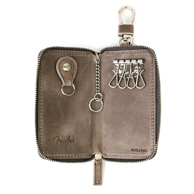 最大49% 4/1限定 フェンダー キーケース スマートキー メンズ レディース ブランド 本革 国産レザー ラウンドファスナー サンバースト Fender 950-500 | Fender | 11