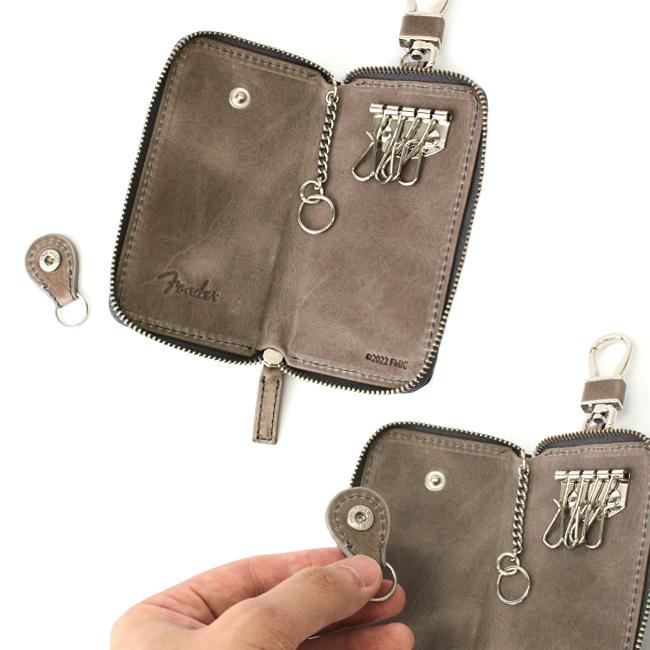 最大44% 3/1まで フェンダー キーケース スマートキー メンズ レディース ブランド 本革 国産レザー ラウンドファスナー サンバースト Fender 950-500 | Fender | 13