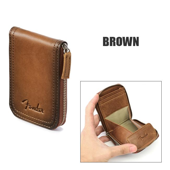 最大44% 3/1まで フェンダー 小銭入れ メンズ レディース コインケース 軽量 本革 国産レザー ラウンドファスナー サンバースト Fender 950-501 | Fender | 04