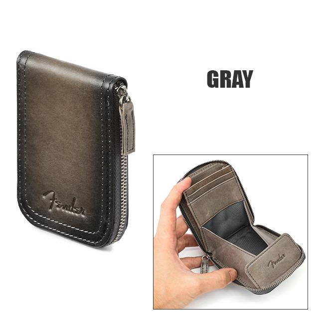 フェンダー 小銭入れ メンズ レディース コインケース 軽量 本革 国産レザー ラウンドファスナー サンバースト Fender 950-501 | Fender | 05