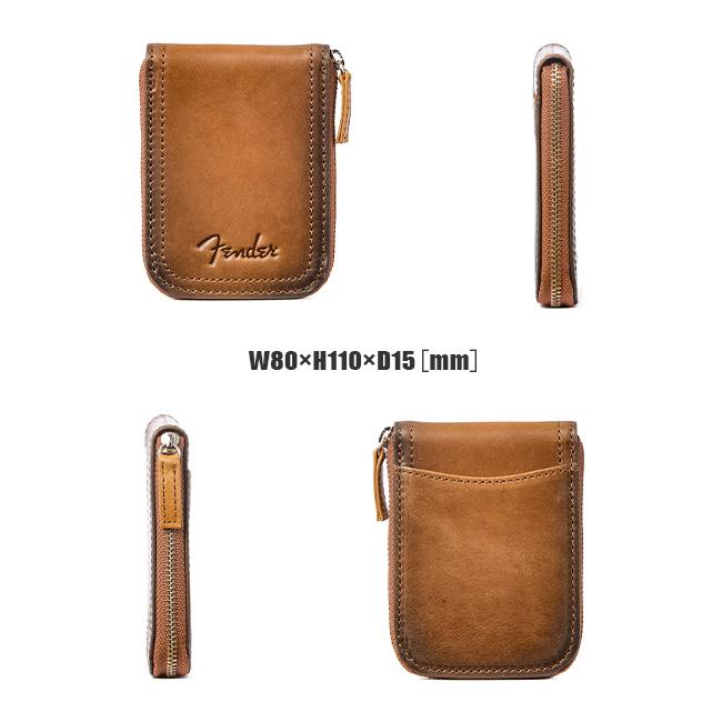 最大49% 4/1限定 フェンダー 小銭入れ メンズ レディース コインケース 軽量 本革 国産レザー ラウンドファスナー サンバースト Fender 950-501 | Fender | 06