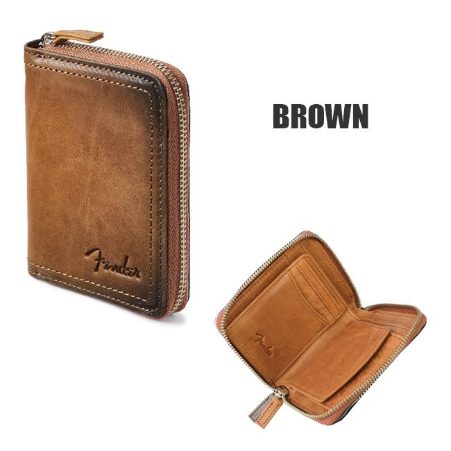 最大51% 2/20限定 フェンダー 二つ折り財布 メンズ レディース 革 国産レザー ミドルウォレット ラウンドファスナー サンバースト Fender 950-503 | Fender | 04