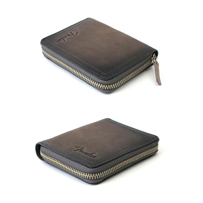 最大41% 1/15限定 フェンダー 二つ折り財布 メンズ レディース 革 国産レザー ミドルウォレット ラウンドファスナー サンバースト Fender 950-503 | Fender | 07