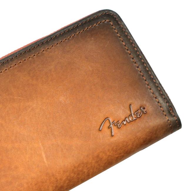 フェンダー 長財布 メンズ レディース 大容量 本革 国産レザー ロングウォレット ラウンドファスナー サンバースト Fender 950-504 | Fender | 07